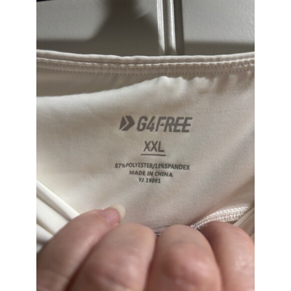 G4Free Athletic Skorts White Plus XXL NWOT - Picture 4 of 6